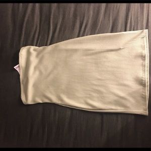 Mint Green Body Con Dress Strapless